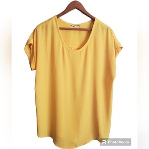 Yellow blouse size Large